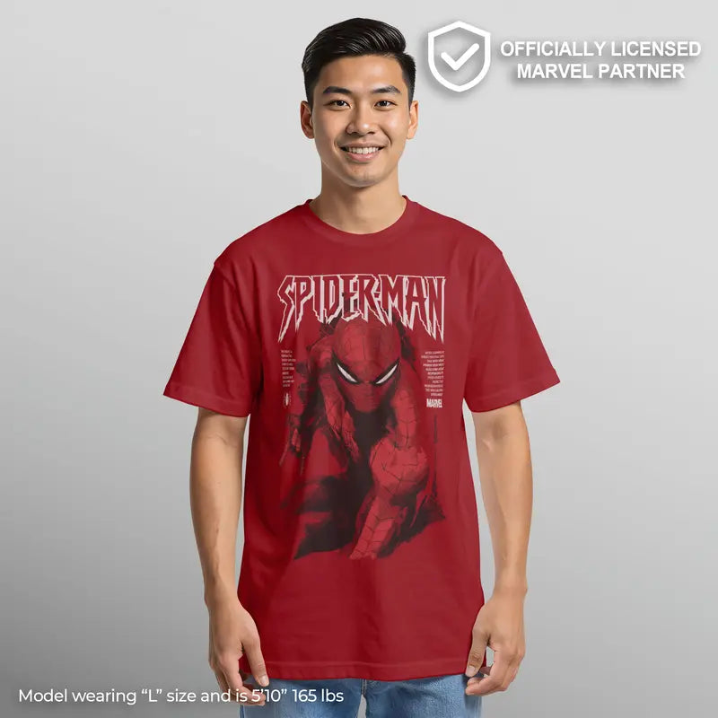Classic Web Hero Graphic Tee for Retro Comic Fans and Streetwear Style Lovers