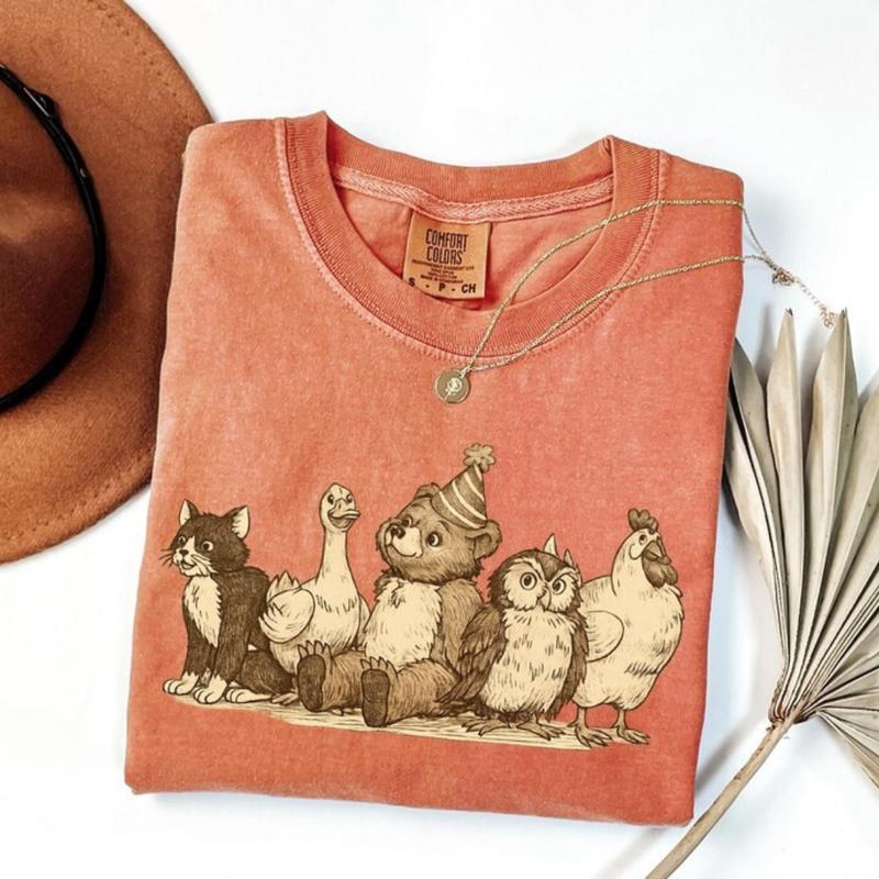 90s Nostalgia Unleashed: Little Bear Party Squad T-Shirt