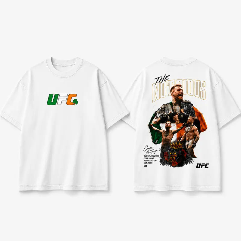 MMA Fighter Graphic Vintage Washed Oversized Streetwear T-Shirt