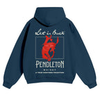 Western Rodeo Graphic Hoodie for Cowboy Streetwear and Casual Outdoor Outfits