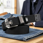 Adjustable Buckle Belt for Casual Business Outfits and Everyday Waist Styling