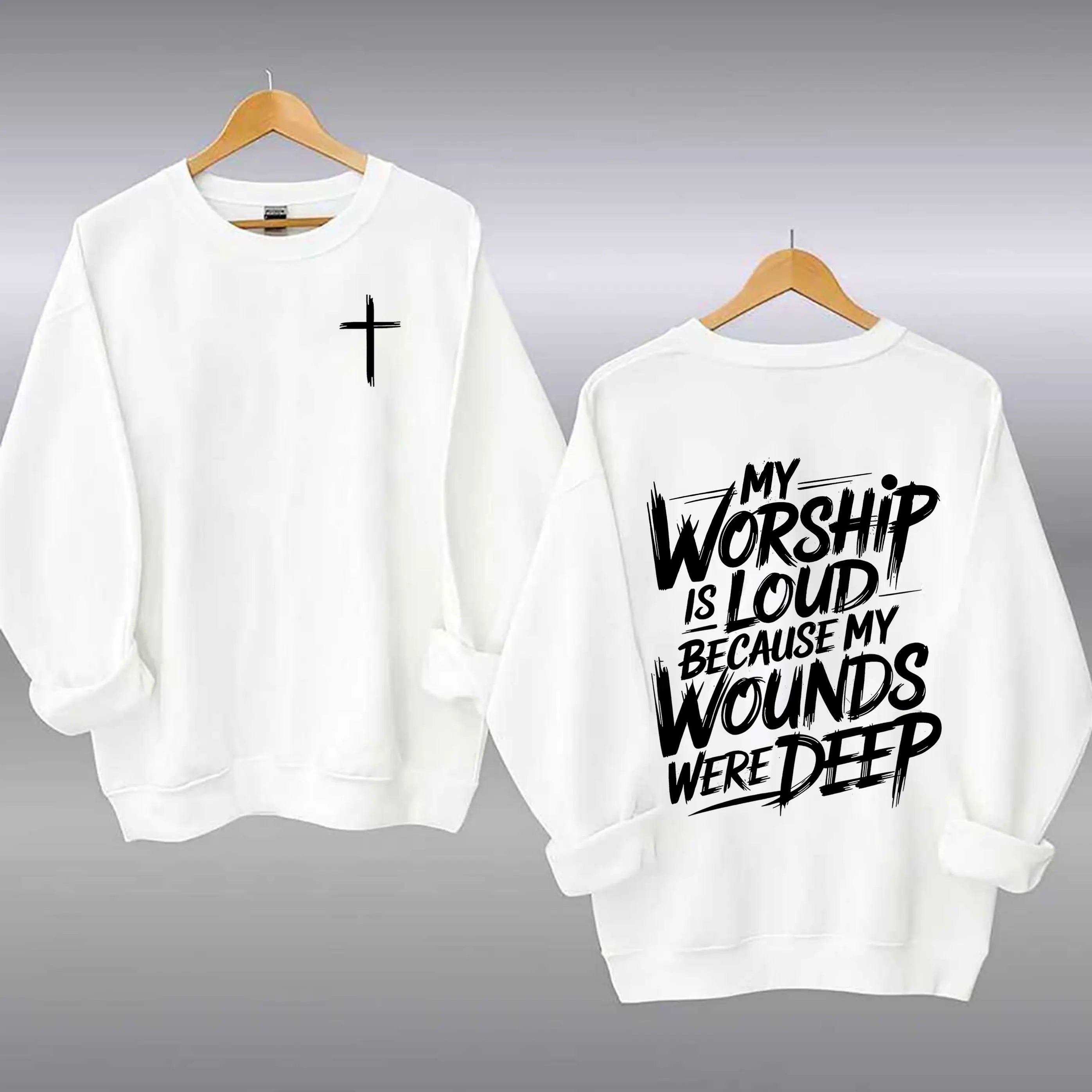 The "Loud Praise" Testimony: Deep Wounds Vintage Christian Graphic Shirt