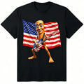 Funny Patriotic Guitar Meme T-Shirt for Fourth of July Parties