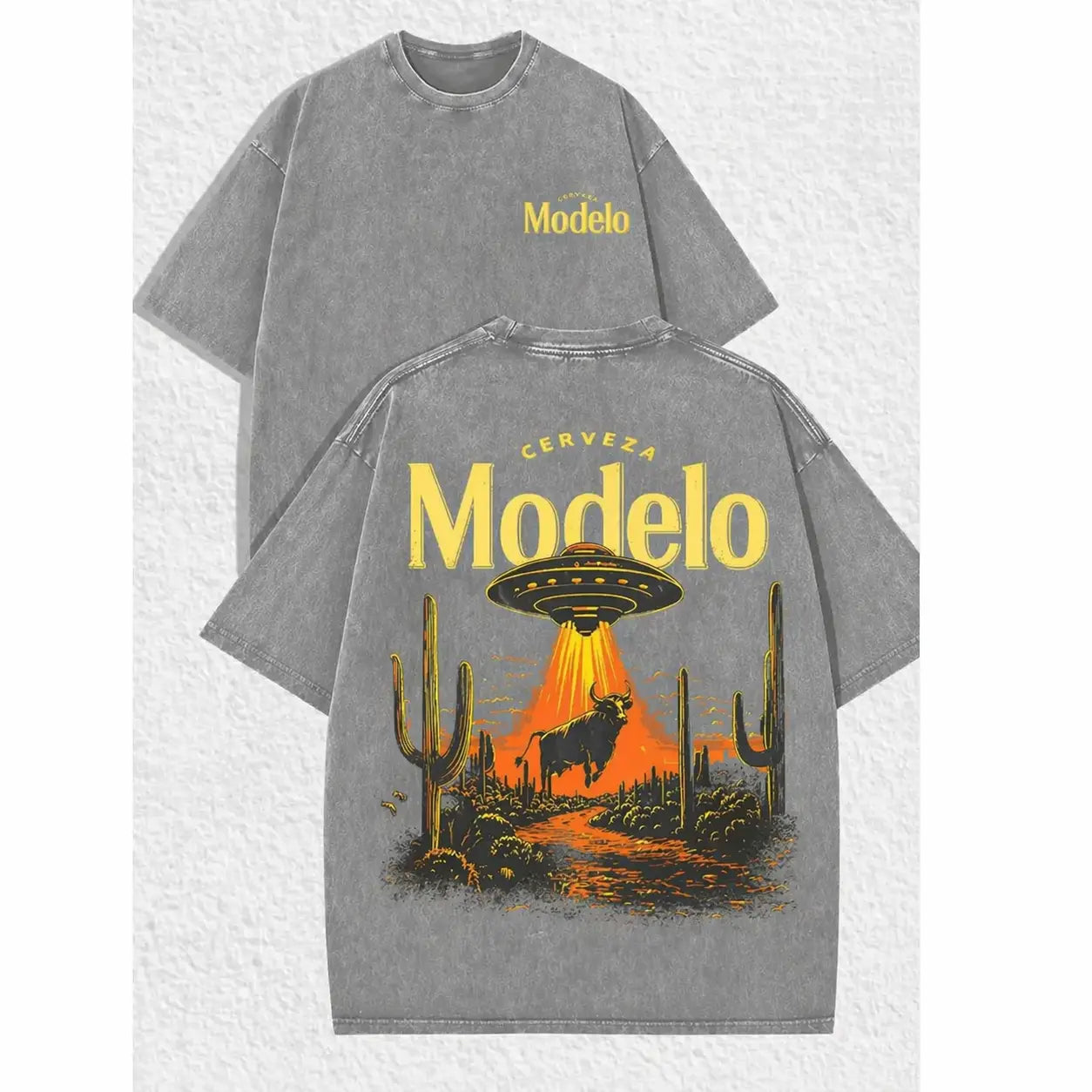 Out of This World: Modelo "Cosmic Abduction" Vintage Washed Tee