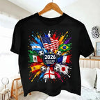 2026 Soccer World Fan Pride Graphic T-Shirt for Global Football Lovers