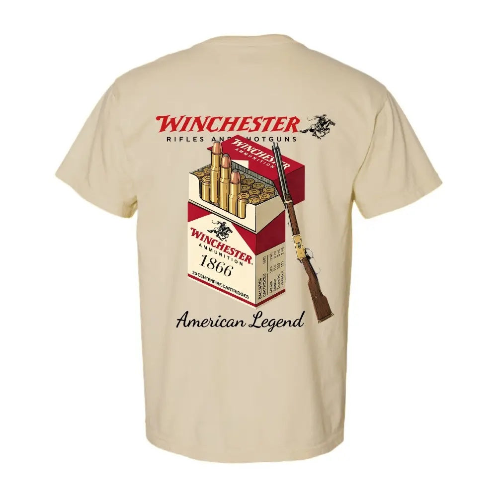 Winchester "American Legend" 1866 Vintage Ammo Box Graphic Tee