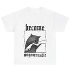 Become Ungovernable Funny Cat Graphic T-Shirt for Pet Lovers