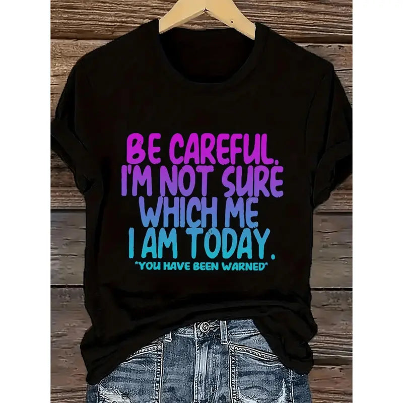 Moody & Bold: The "Which Me Am I Today" Sassy Gradient Graphic Tee