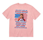 Funny Patriotic Firework Quote T-Shirt for Fourth of July Parties