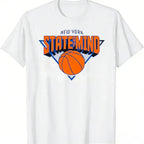 New York Basketball State of Mind Vintage Streetwear Graphic T-Shirt