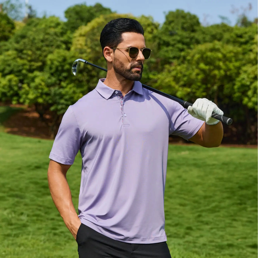 Men's Classic Cotton Polo Shirt 3-Pack for Work Golf Travel and Everyday Comfort