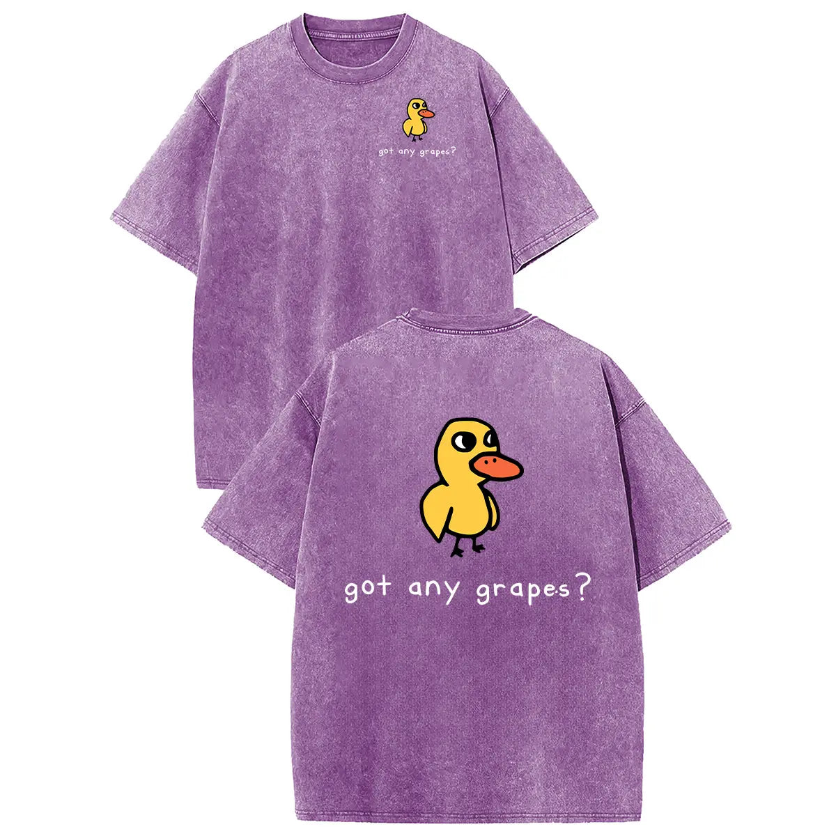 Funny Duck Graphic T-Shirt with Vintage Streetwear Style and Casual Everyday Comfort