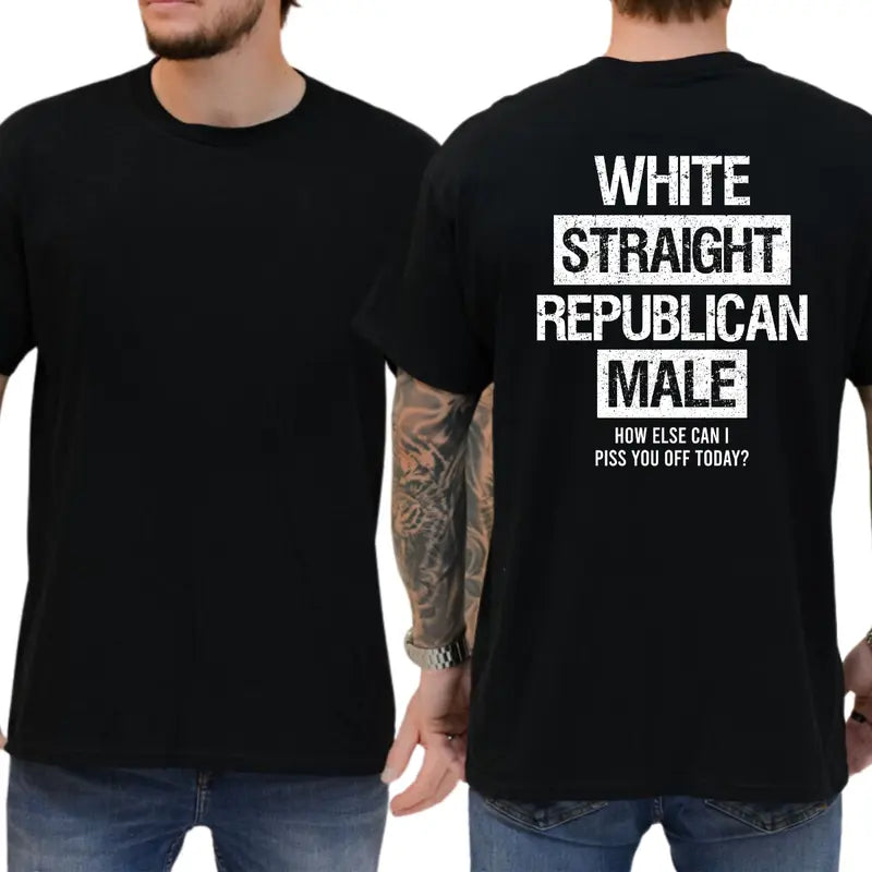 The Unapologetic Republican Identity Tee - Bold Sarcastic Statement Shirt
