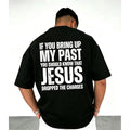 Funny Jesus Dropped The Charges Graphic Tee for Faith Humor Streetwear