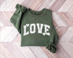 Love Valentines Heart Sweatshirt, Teacher Valentines Sweater