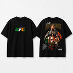 MMA Fighter Graphic Vintage Washed Oversized Streetwear T-Shirt