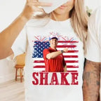 Funny Patriotic Matching Couple T-Shirts for Fourth of July Parties