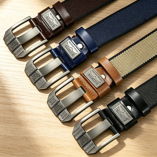 Adjustable Buckle Belt for Casual Business Outfits and Everyday Waist Styling
