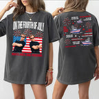 Funny American Freedom Graphic Shirt for Fourth of July Celebration