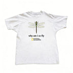National Geographic  with dragonfly graphic baby tee