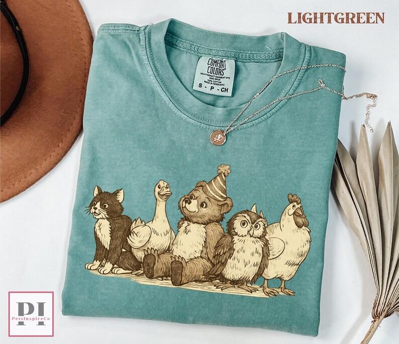 90s Nostalgia Unleashed: Little Bear Party Squad T-Shirt