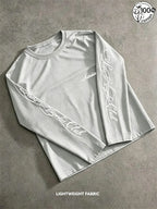 Chicano Script Sleeve Long Sleeve Tee for Oversized Streetwear Casual Outfits