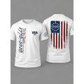 1776–2026 America 250th Anniversary Flag Graphic T-Shirt for Patriotic Celebrations