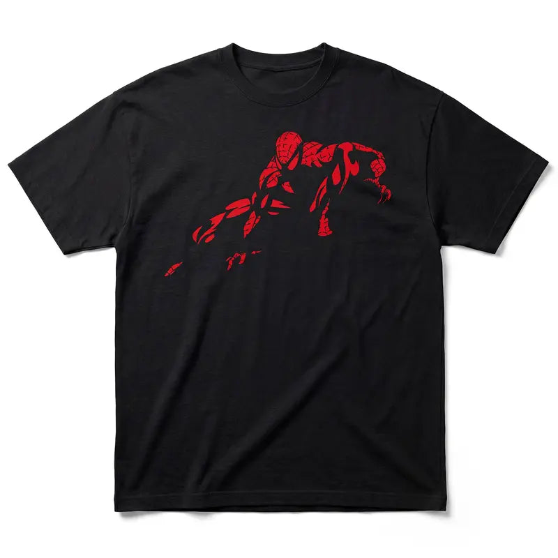 Vintage Spider Graphic Oversized Tee for Retro Streetwear Fans and Casual Style