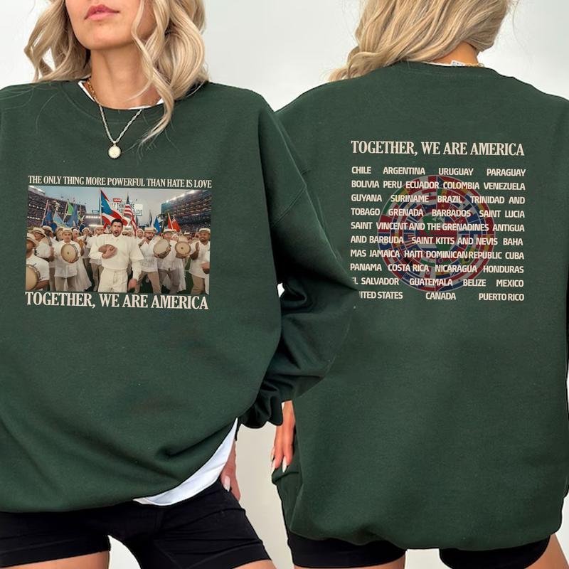 "Together, We Are America" Double-Sided Graphic Sweatshirt