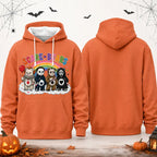 Scare Bears Halloween Graphic Hoodie for Cute Horror Fall Casual Outfits