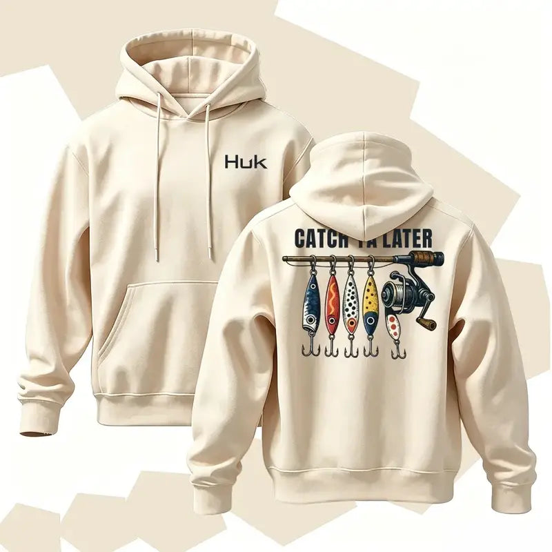 Vintage Fishing Graphic Hoodie for Outdoor Anglers and Casual Streetwear Outfits