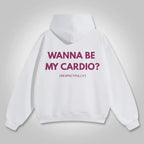 Sassy & Smooth: The "Wanna Be My Cardio? (Respectfully)" Funny Graphic Hoodie
