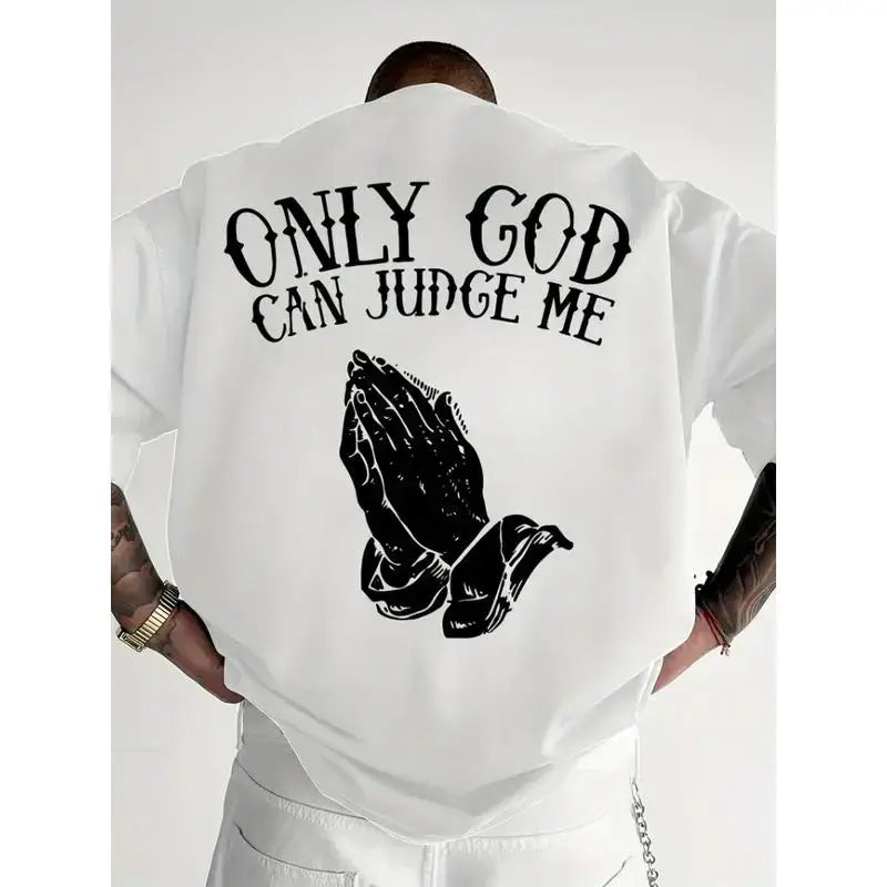 Unapologetic Faith: The "Only God Can Judge Me" Oversized Urban Tee