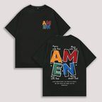 Move With God: "AMEN" Acronym Heavyweight Vintage Streetwear Graphic Tee