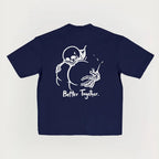 "Better Together" Cheeky Skeleton Graphic Tee - Edgy Humor Streetwear & Funny Men's Gift