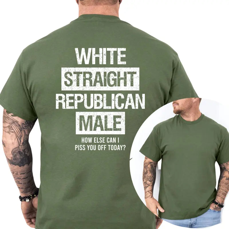 The Unapologetic Republican Identity Tee - Bold Sarcastic Statement Shirt