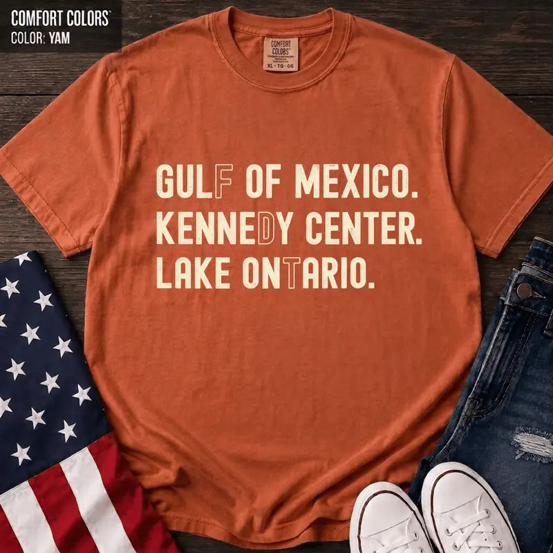 Funny Political Satire Typography Tee for Patriotic Casual Streetwear Outfits