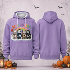 Scare Bears Halloween Graphic Hoodie for Cute Horror Fall Casual Outfits