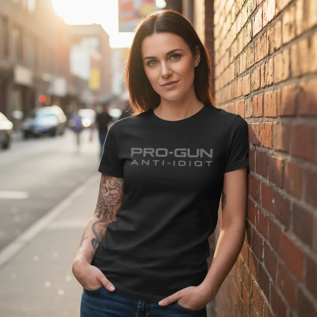 "Wear Your Rights" Pro-Gun Anti-Idiot Graphic Tee - Tactical 2A Supporter Statement Streetwear