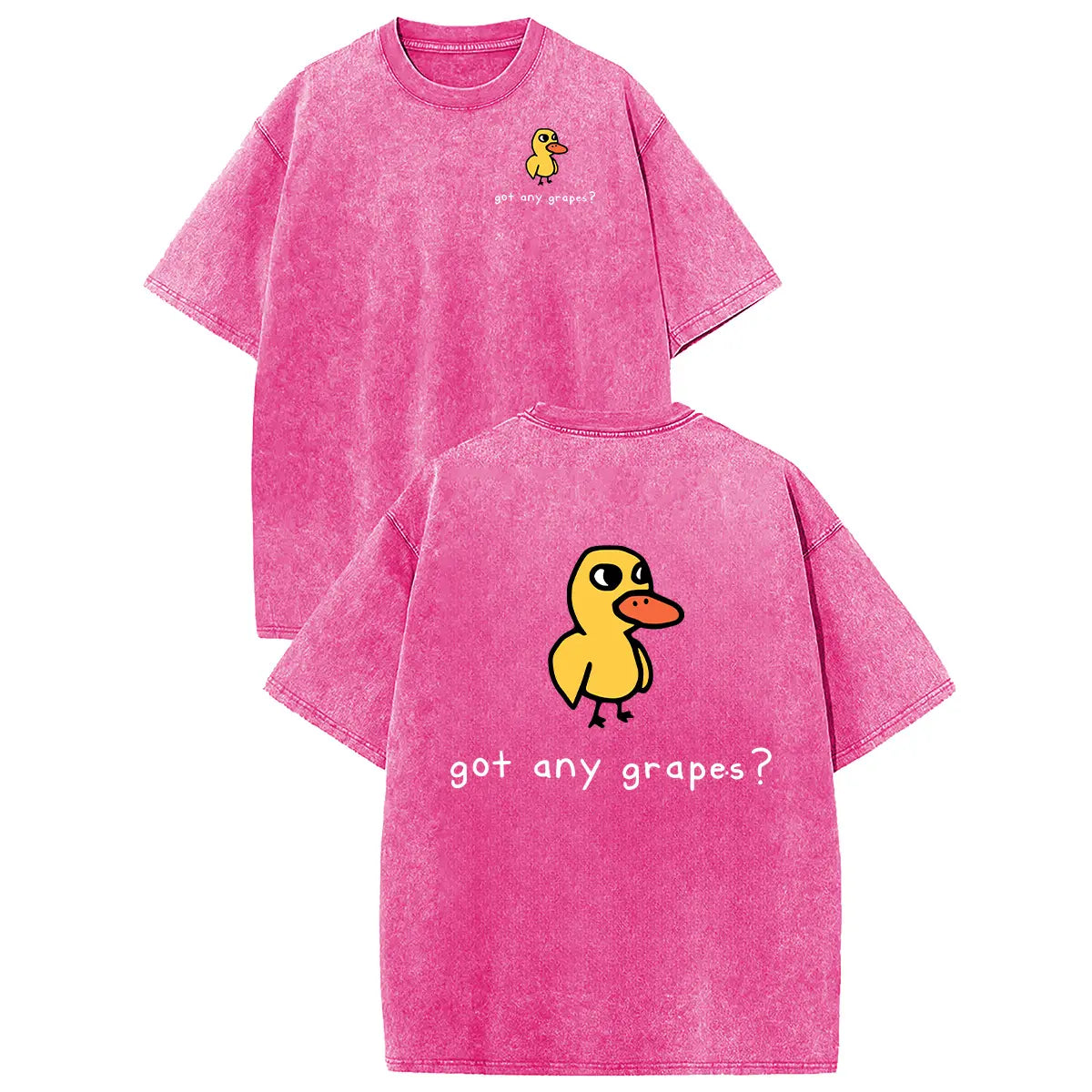 Funny Duck Graphic T-Shirt with Vintage Streetwear Style and Casual Everyday Comfort