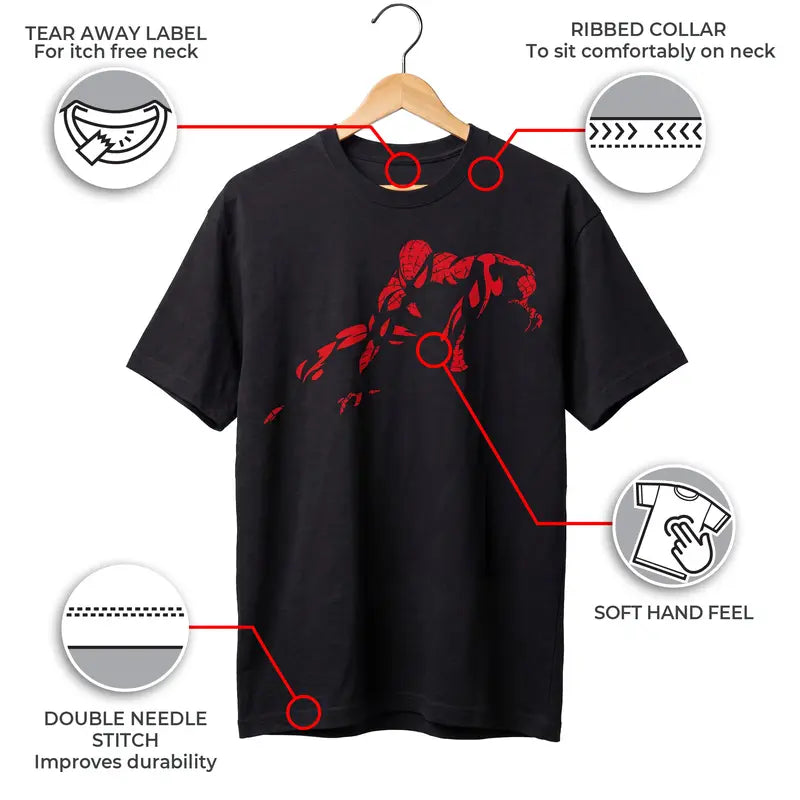 Vintage Spider Graphic Oversized Tee for Retro Streetwear Fans and Casual Style