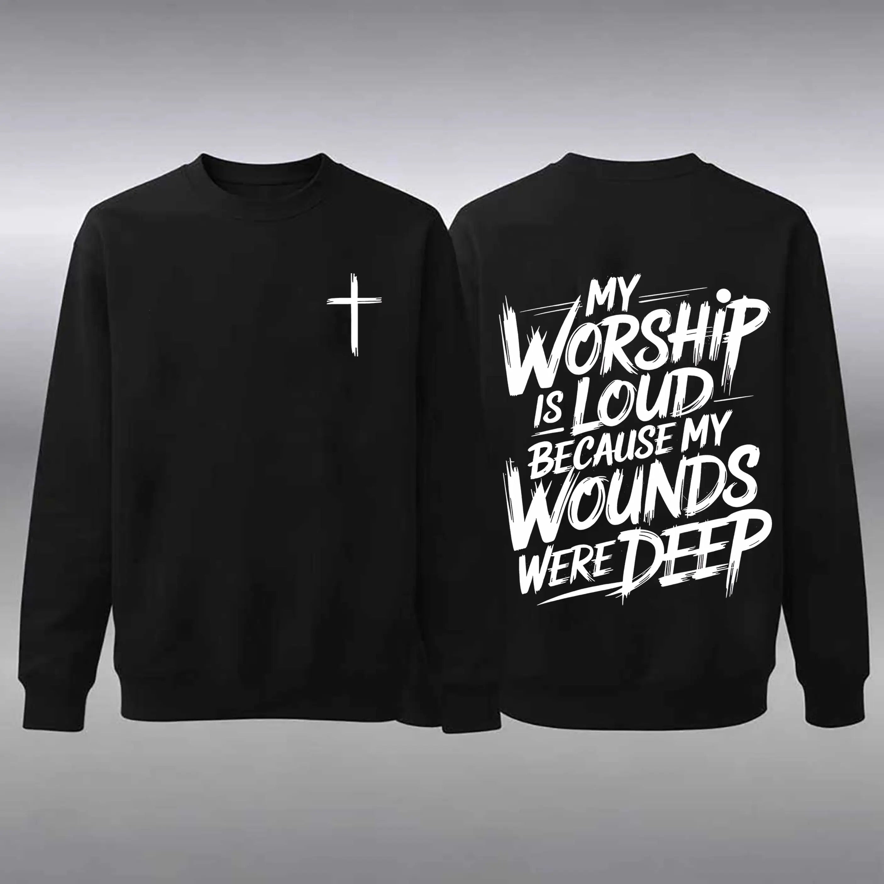 The "Loud Praise" Testimony: Deep Wounds Vintage Christian Graphic Shirt