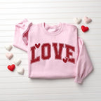 Love Valentines Heart Sweatshirt, Teacher Valentines Sweater