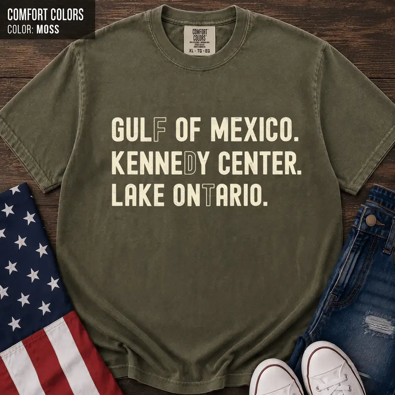 Funny Political Satire Typography Tee for Patriotic Casual Streetwear Outfits