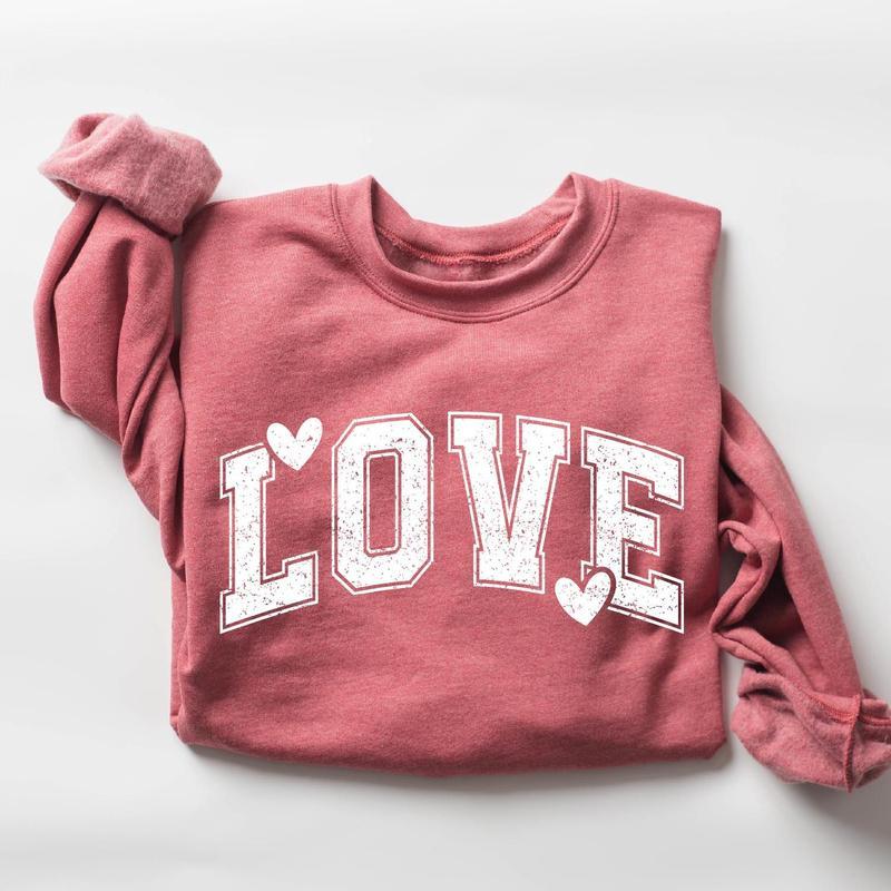 Love Valentines Heart Sweatshirt, Teacher Valentines Sweater