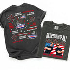 Funny American Freedom Graphic Shirt for Fourth of July Celebration