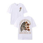 Beauty in the Bones: "Grows Flowers" Ribcage Sunflower Graphic Tee