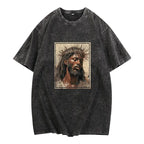 Jesus Crown Of Thorns Graphic T-Shirt for Faith Inspired Streetwear Style