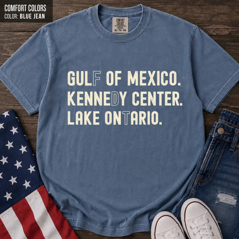 Funny Political Satire Typography Tee for Patriotic Casual Streetwear Outfits