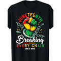 Power & Liberation: Juneteenth "Breaking Every Chain" Heritage Tee